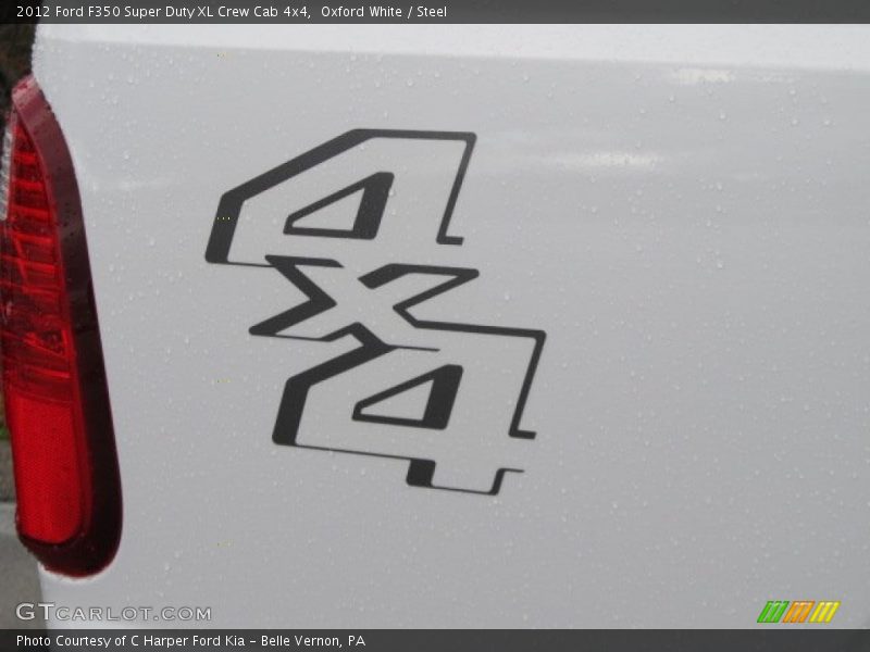 Oxford White / Steel 2012 Ford F350 Super Duty XL Crew Cab 4x4