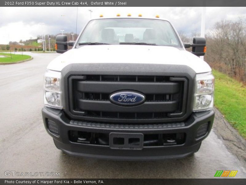 Oxford White / Steel 2012 Ford F350 Super Duty XL Crew Cab 4x4