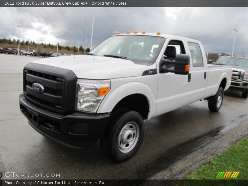 Oxford White / Steel 2012 Ford F350 Super Duty XL Crew Cab 4x4