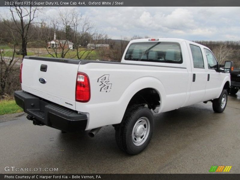 Oxford White / Steel 2012 Ford F350 Super Duty XL Crew Cab 4x4