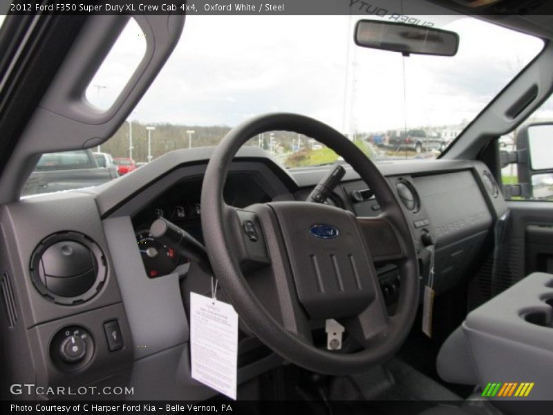 Oxford White / Steel 2012 Ford F350 Super Duty XL Crew Cab 4x4