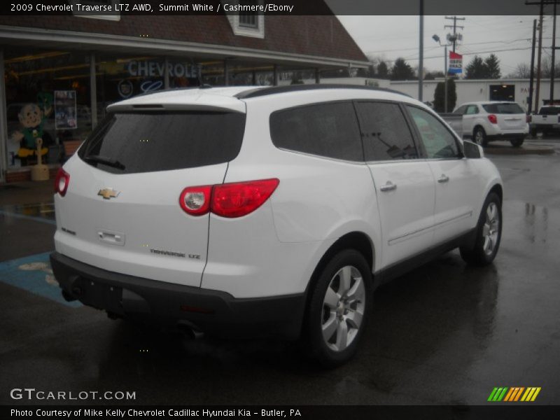 Summit White / Cashmere/Ebony 2009 Chevrolet Traverse LTZ AWD