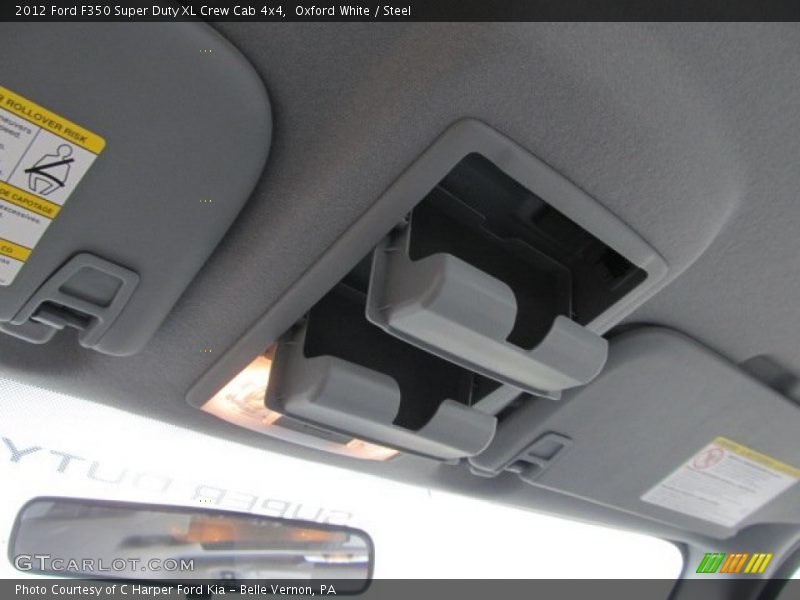 Oxford White / Steel 2012 Ford F350 Super Duty XL Crew Cab 4x4
