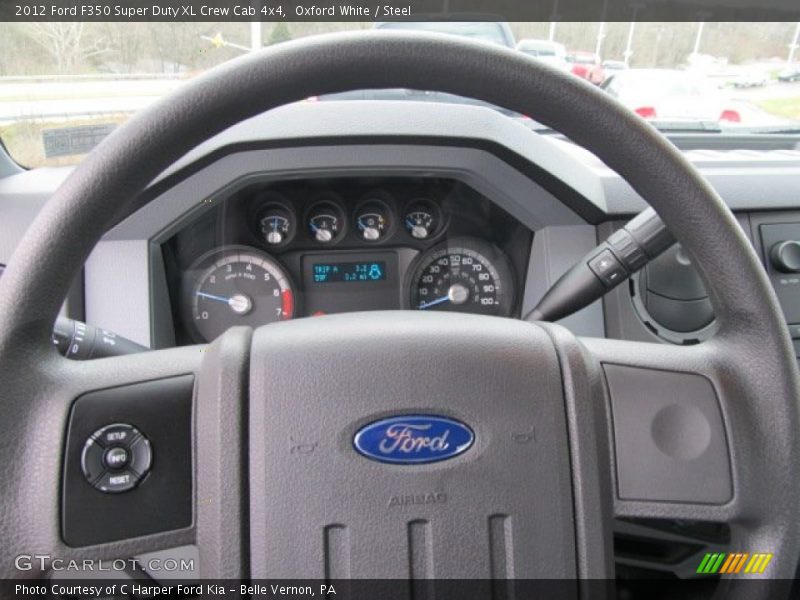 Oxford White / Steel 2012 Ford F350 Super Duty XL Crew Cab 4x4