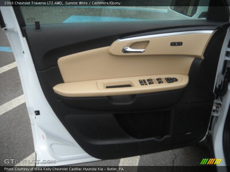Summit White / Cashmere/Ebony 2009 Chevrolet Traverse LTZ AWD
