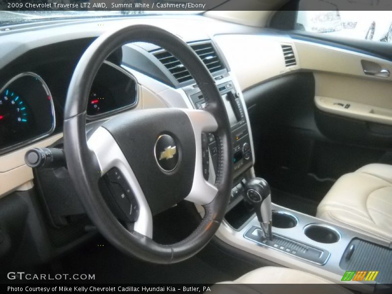 Summit White / Cashmere/Ebony 2009 Chevrolet Traverse LTZ AWD