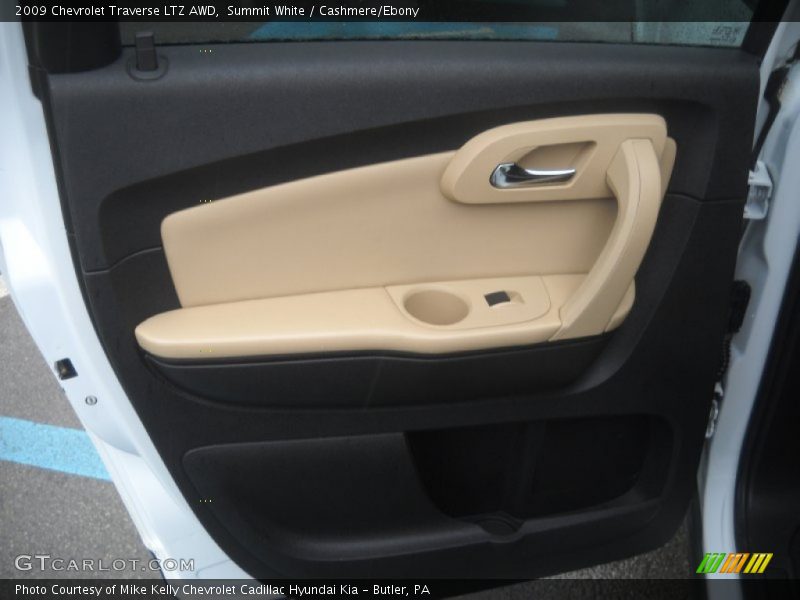 Summit White / Cashmere/Ebony 2009 Chevrolet Traverse LTZ AWD