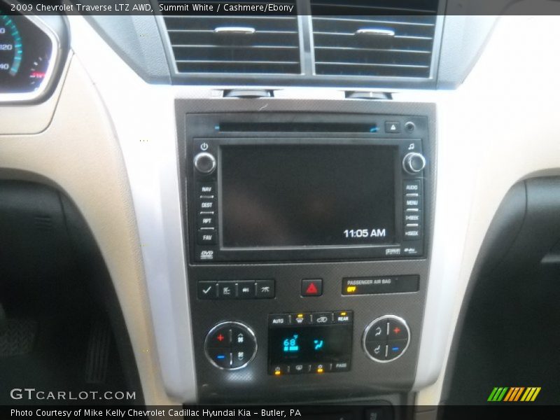 Controls of 2009 Traverse LTZ AWD