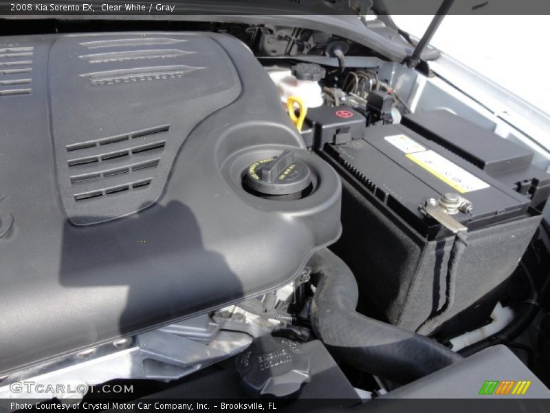 Clear White / Gray 2008 Kia Sorento EX