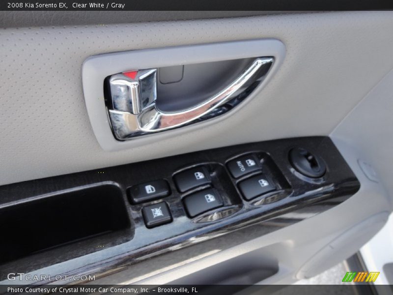 Clear White / Gray 2008 Kia Sorento EX