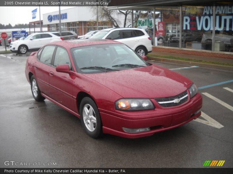 Sport Red Metallic / Medium Gray 2005 Chevrolet Impala LS
