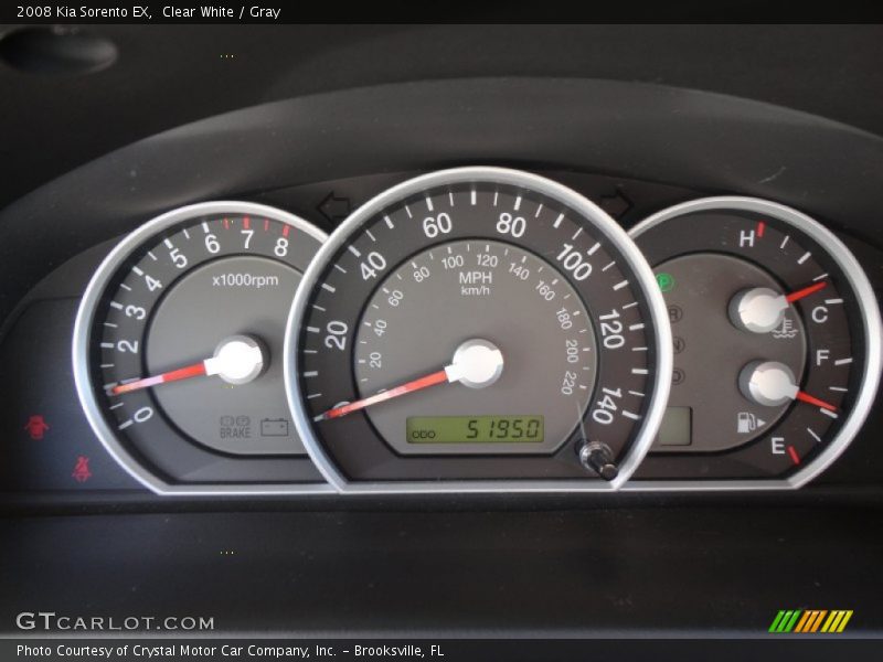  2008 Sorento EX EX Gauges