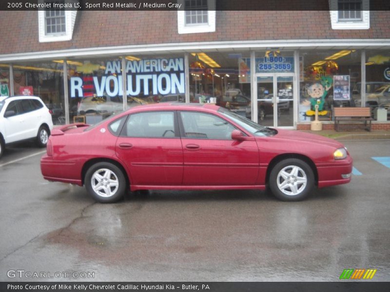 Sport Red Metallic / Medium Gray 2005 Chevrolet Impala LS