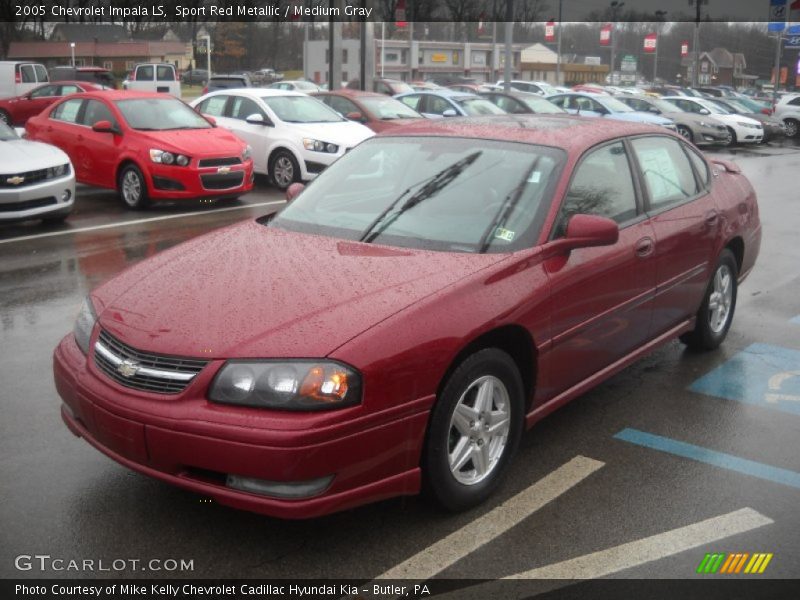 Sport Red Metallic / Medium Gray 2005 Chevrolet Impala LS