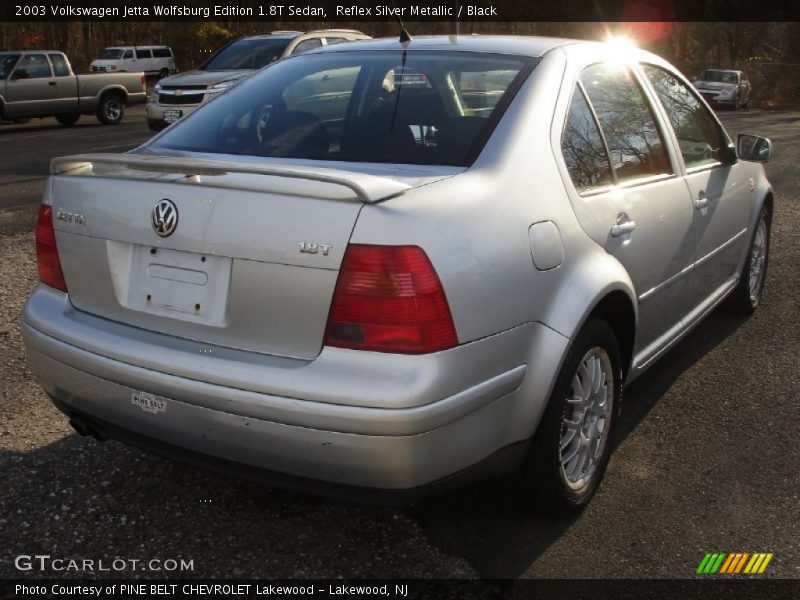 Reflex Silver Metallic / Black 2003 Volkswagen Jetta Wolfsburg Edition 1.8T Sedan