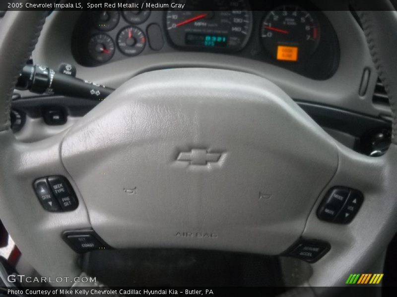 Sport Red Metallic / Medium Gray 2005 Chevrolet Impala LS