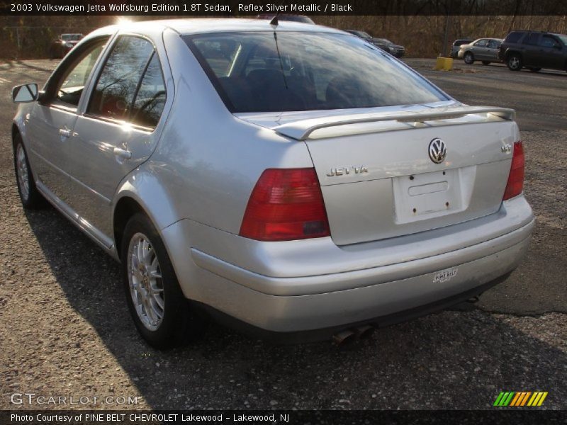 Reflex Silver Metallic / Black 2003 Volkswagen Jetta Wolfsburg Edition 1.8T Sedan