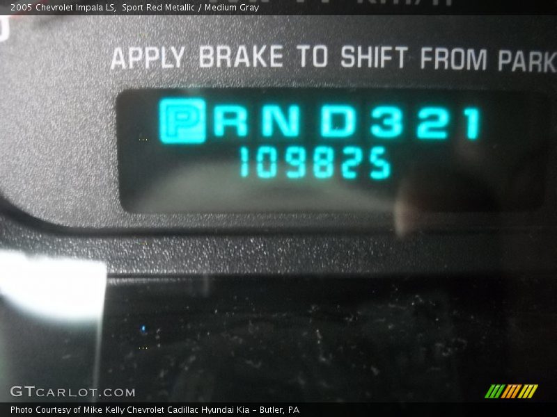 Sport Red Metallic / Medium Gray 2005 Chevrolet Impala LS