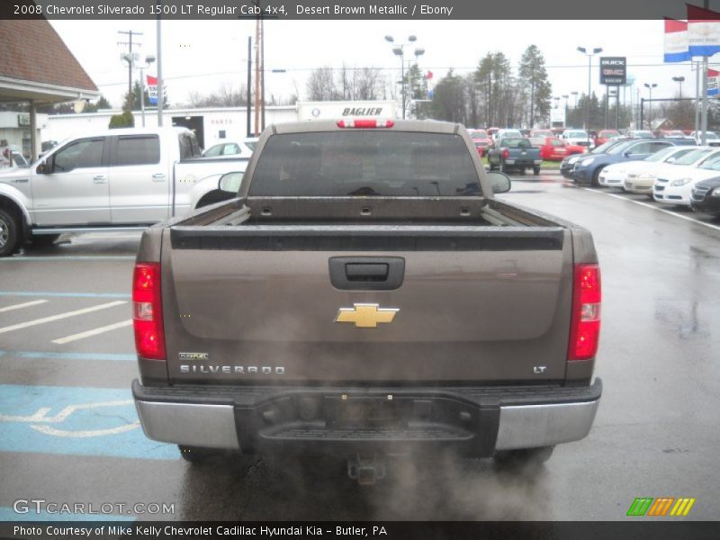 Desert Brown Metallic / Ebony 2008 Chevrolet Silverado 1500 LT Regular Cab 4x4