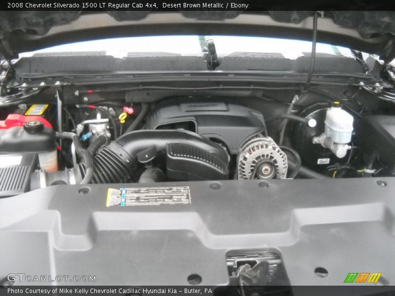 Desert Brown Metallic / Ebony 2008 Chevrolet Silverado 1500 LT Regular Cab 4x4