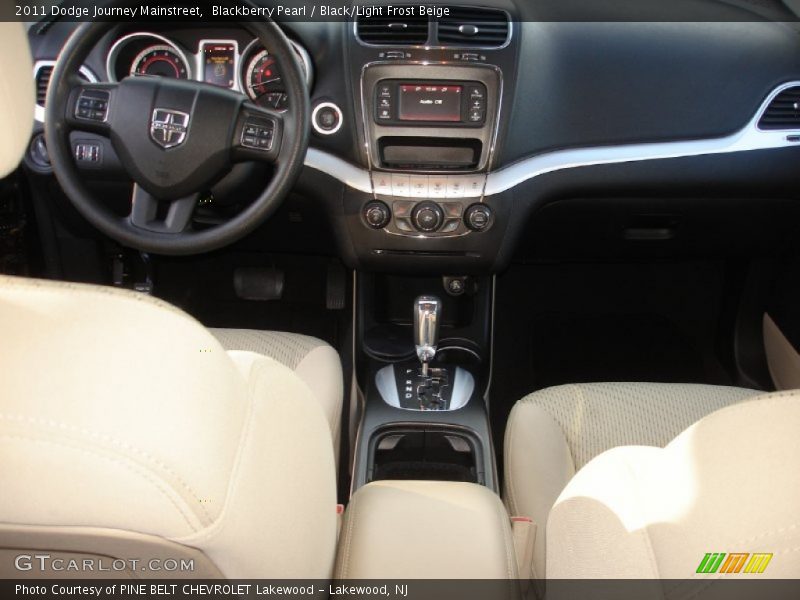 Blackberry Pearl / Black/Light Frost Beige 2011 Dodge Journey Mainstreet