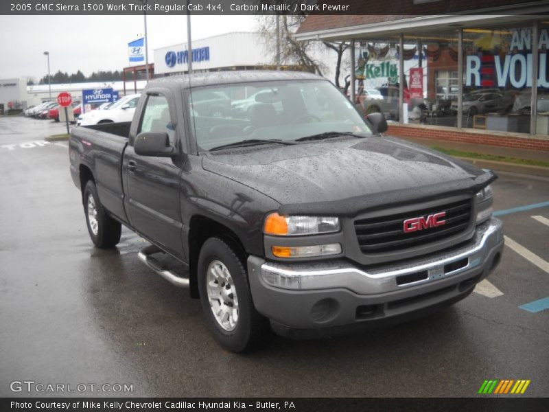 Carbon Metallic / Dark Pewter 2005 GMC Sierra 1500 Work Truck Regular Cab 4x4