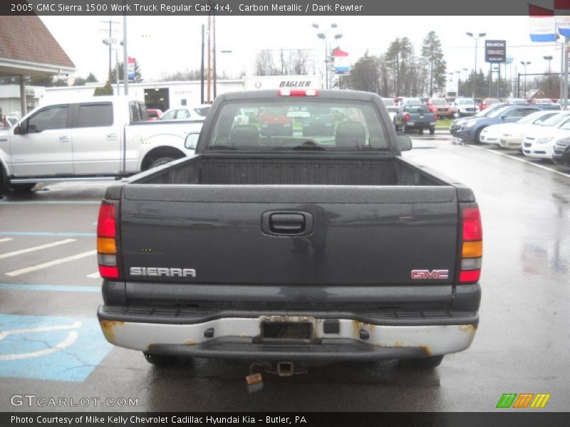 Carbon Metallic / Dark Pewter 2005 GMC Sierra 1500 Work Truck Regular Cab 4x4