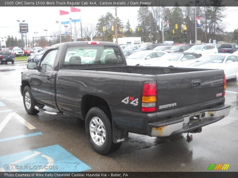 Carbon Metallic / Dark Pewter 2005 GMC Sierra 1500 Work Truck Regular Cab 4x4