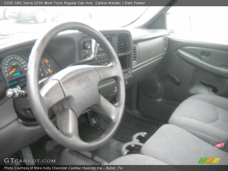 Carbon Metallic / Dark Pewter 2005 GMC Sierra 1500 Work Truck Regular Cab 4x4