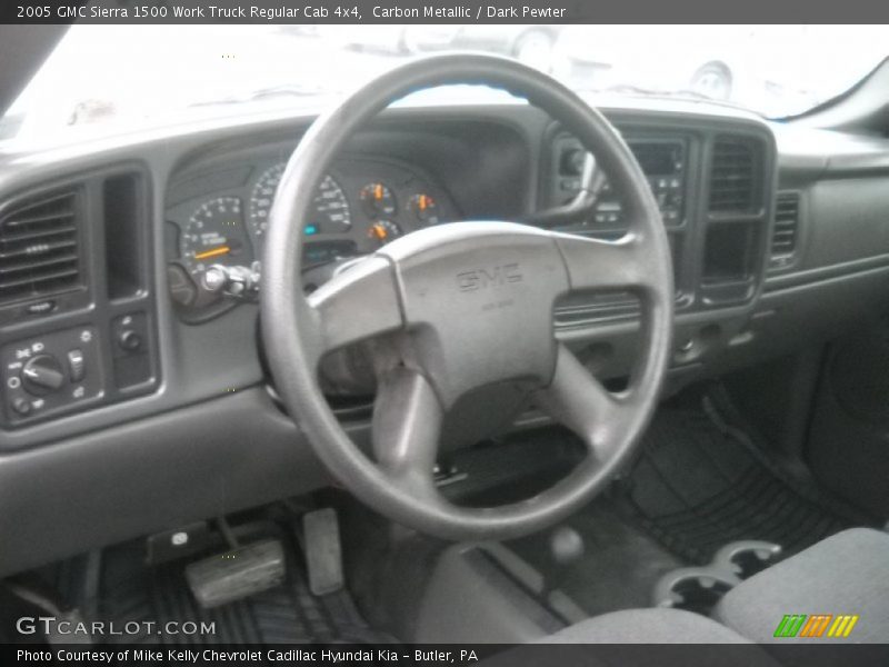Carbon Metallic / Dark Pewter 2005 GMC Sierra 1500 Work Truck Regular Cab 4x4