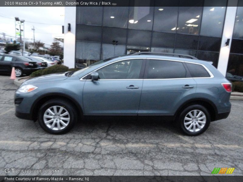 Dolphin Gray Mica / Black 2010 Mazda CX-9 Touring AWD