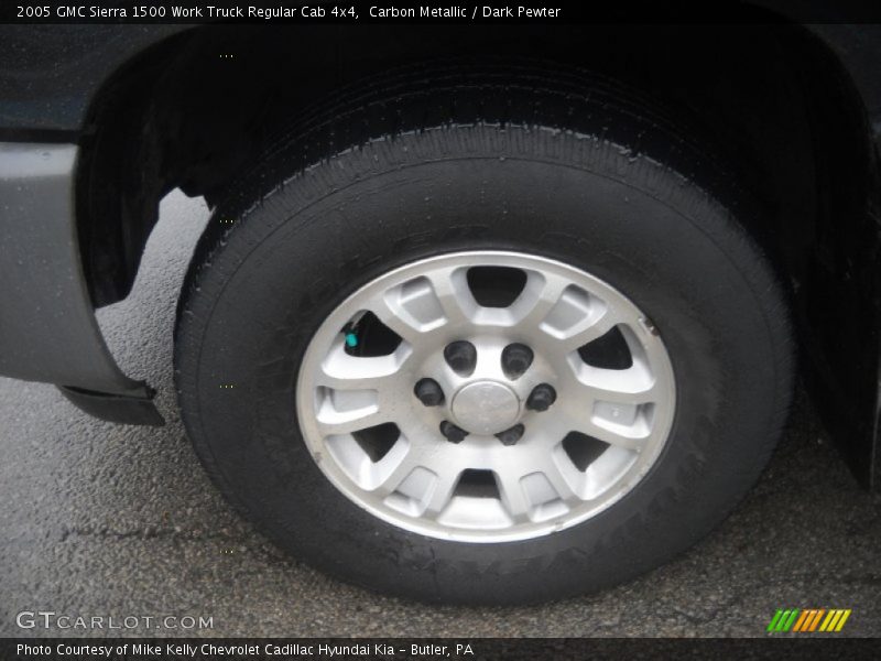 Carbon Metallic / Dark Pewter 2005 GMC Sierra 1500 Work Truck Regular Cab 4x4