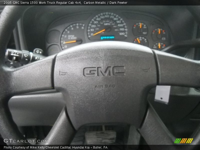 Carbon Metallic / Dark Pewter 2005 GMC Sierra 1500 Work Truck Regular Cab 4x4