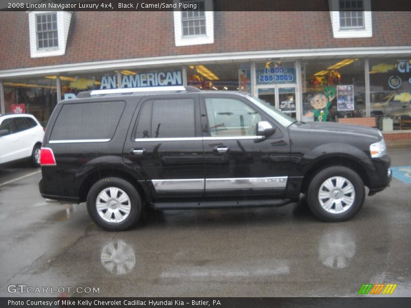 Black / Camel/Sand Piping 2008 Lincoln Navigator Luxury 4x4