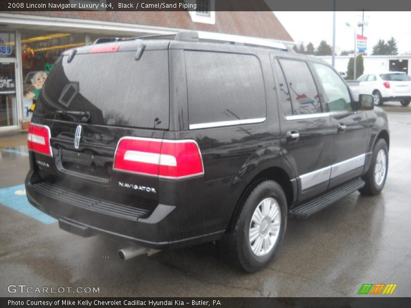 Black / Camel/Sand Piping 2008 Lincoln Navigator Luxury 4x4