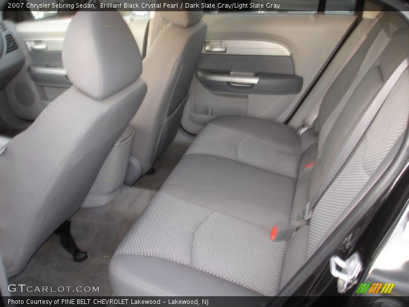 Brilliant Black Crystal Pearl / Dark Slate Gray/Light Slate Gray 2007 Chrysler Sebring Sedan