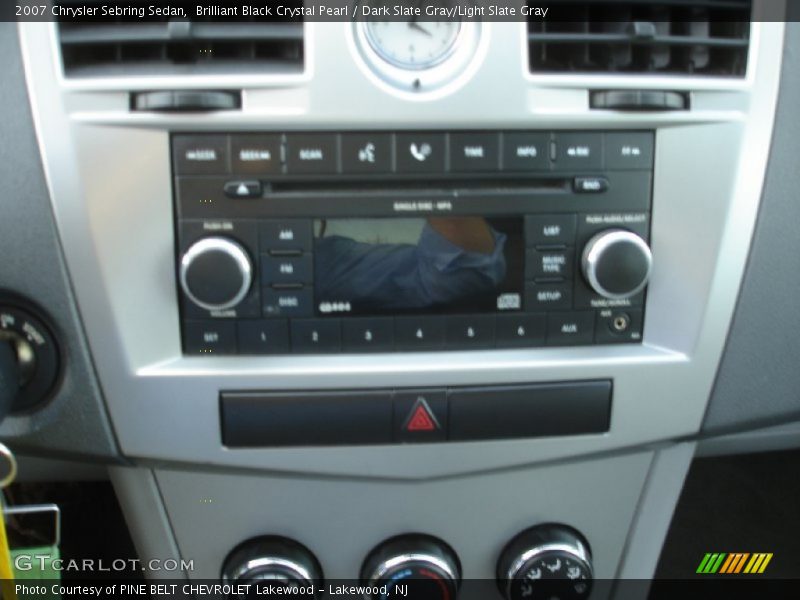 Brilliant Black Crystal Pearl / Dark Slate Gray/Light Slate Gray 2007 Chrysler Sebring Sedan