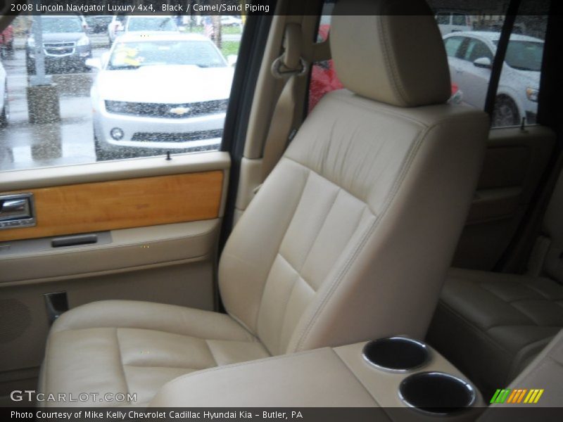 Black / Camel/Sand Piping 2008 Lincoln Navigator Luxury 4x4