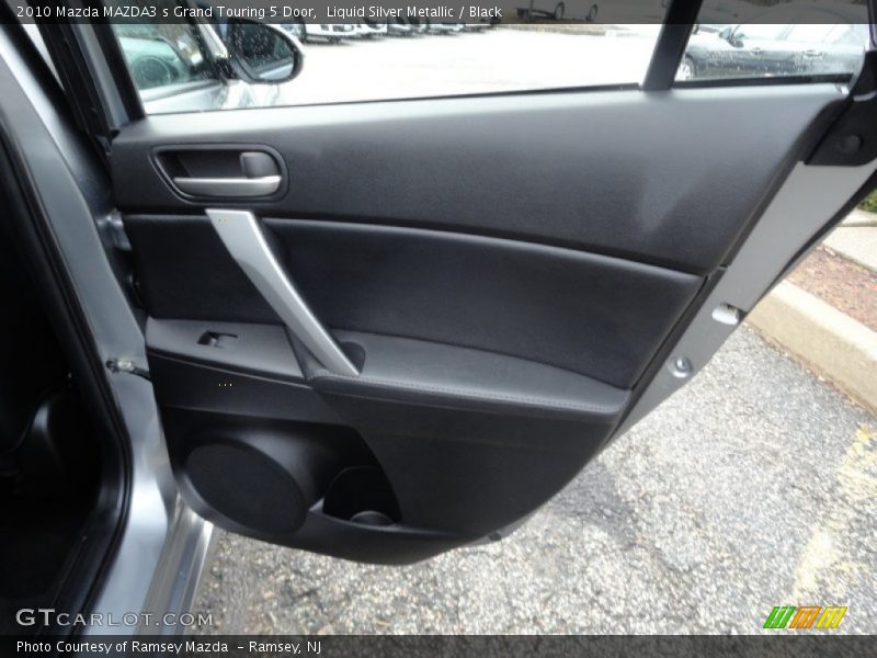 Liquid Silver Metallic / Black 2010 Mazda MAZDA3 s Grand Touring 5 Door