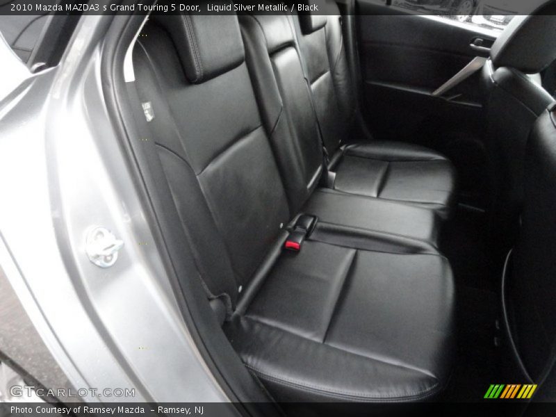 Liquid Silver Metallic / Black 2010 Mazda MAZDA3 s Grand Touring 5 Door