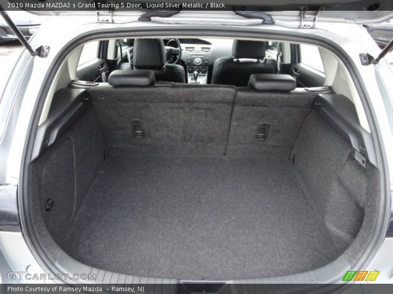 Liquid Silver Metallic / Black 2010 Mazda MAZDA3 s Grand Touring 5 Door