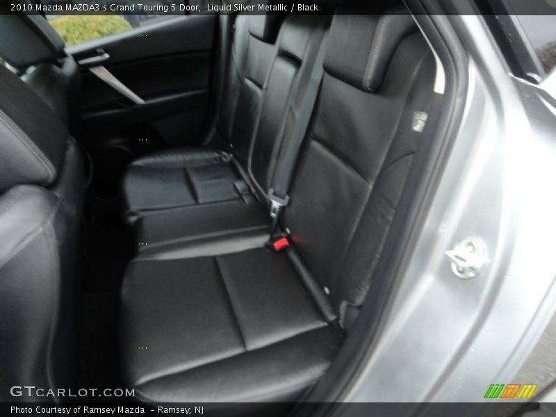 Liquid Silver Metallic / Black 2010 Mazda MAZDA3 s Grand Touring 5 Door