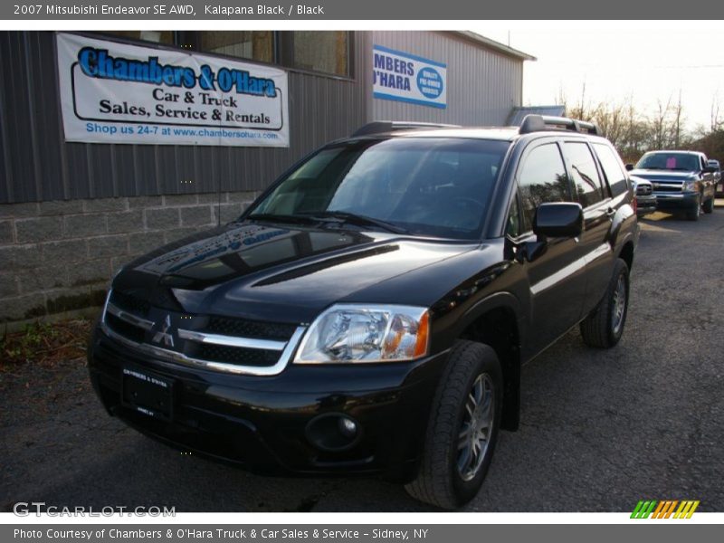 Kalapana Black / Black 2007 Mitsubishi Endeavor SE AWD