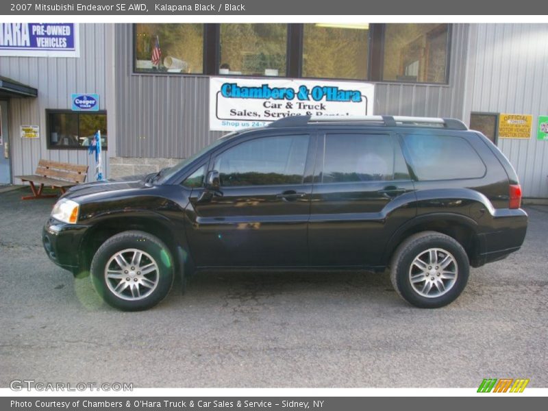 Kalapana Black / Black 2007 Mitsubishi Endeavor SE AWD