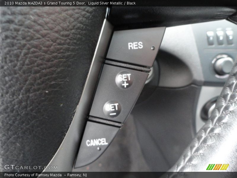Liquid Silver Metallic / Black 2010 Mazda MAZDA3 s Grand Touring 5 Door