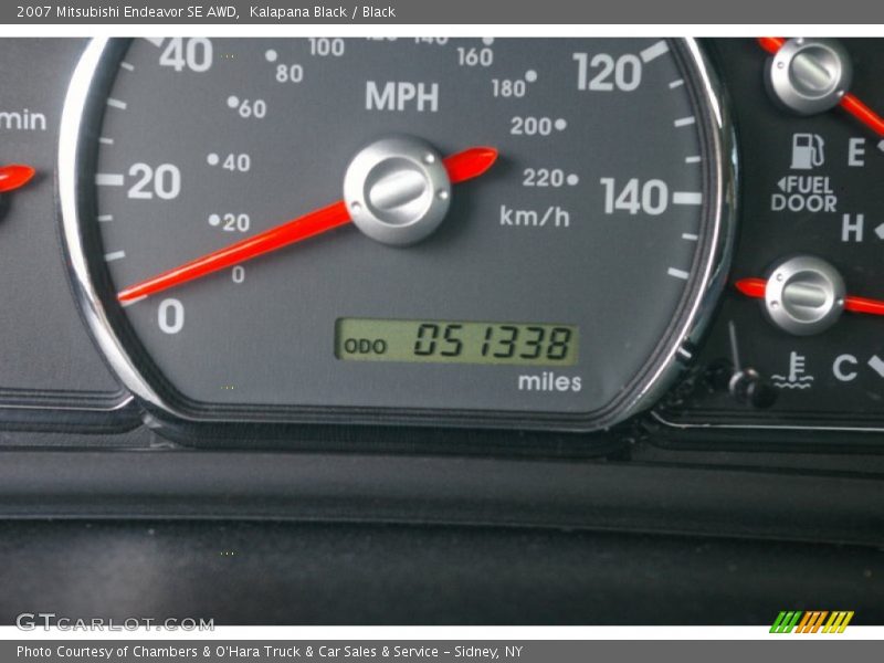 Kalapana Black / Black 2007 Mitsubishi Endeavor SE AWD