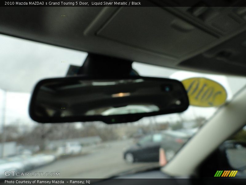 Liquid Silver Metallic / Black 2010 Mazda MAZDA3 s Grand Touring 5 Door