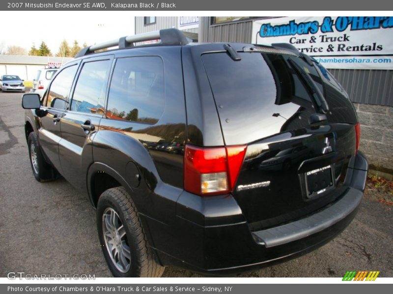 Kalapana Black / Black 2007 Mitsubishi Endeavor SE AWD