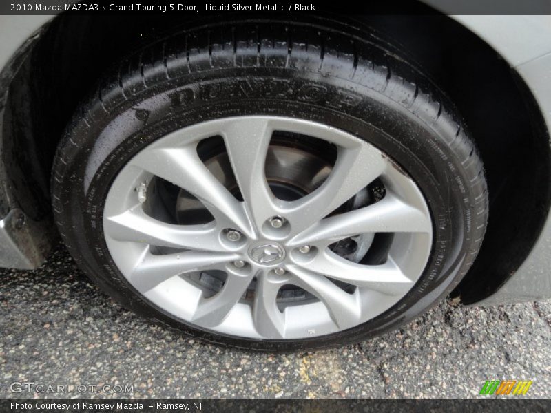 Liquid Silver Metallic / Black 2010 Mazda MAZDA3 s Grand Touring 5 Door