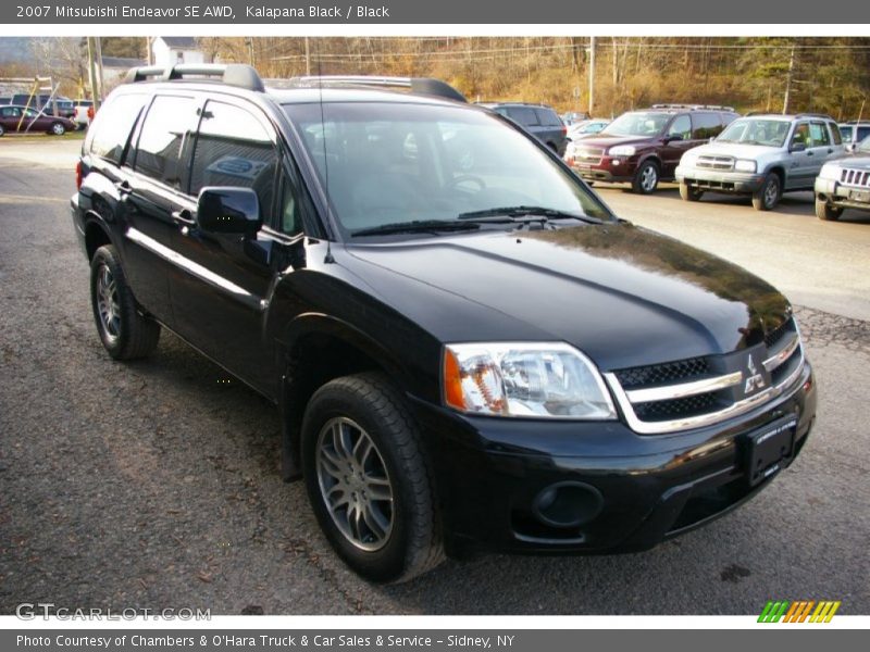 Kalapana Black / Black 2007 Mitsubishi Endeavor SE AWD